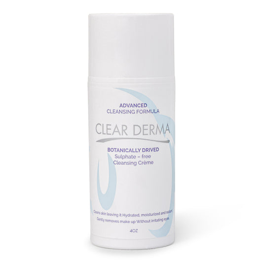 Clear Derma Facial Cleanser Creme 4 oz by Curederma
