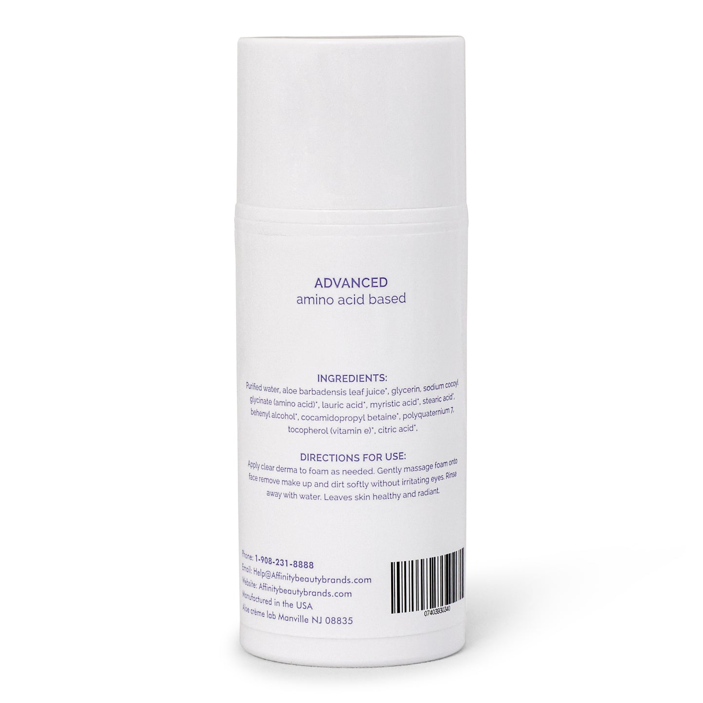 Clear Derma Facial Cleanser Creme 4 oz by Curederma